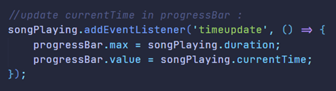 Exemple d'event timeupdate